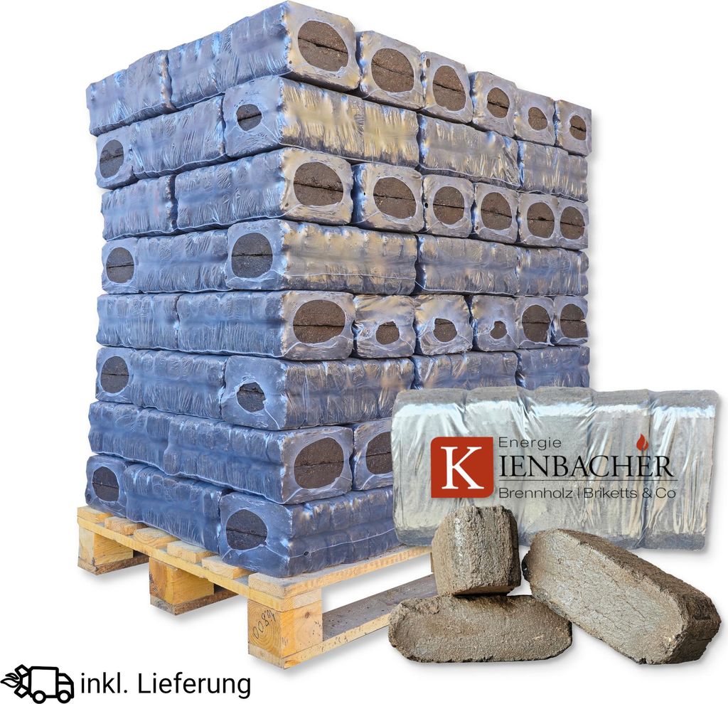 960 kg Torf Briketts !SONDERAKTION! Torfkohle Naturkohle Produktbild 