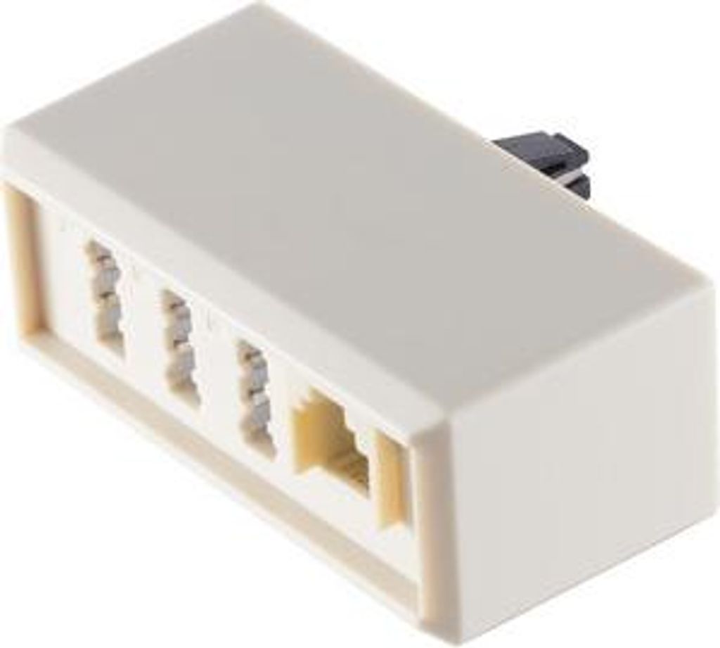 TAE F-Stecker / NFN + Western-Buchse 6/4 Produktbild 