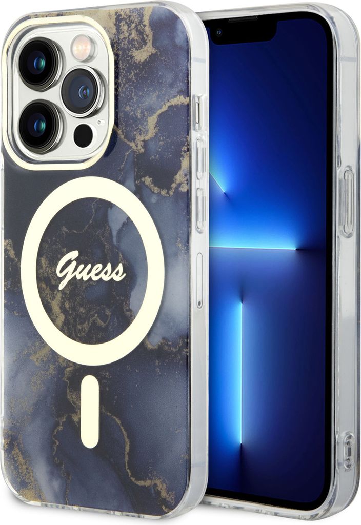 Guess iPhone 15 Pro Back cover case - Blue
