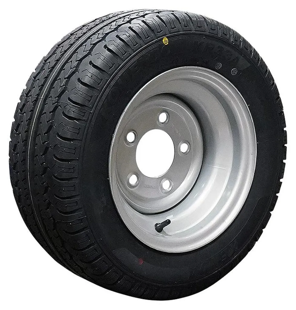 Roue complète 225/55 R12 pneu Kenda avec jante 7.00x12 5 trous 140mm