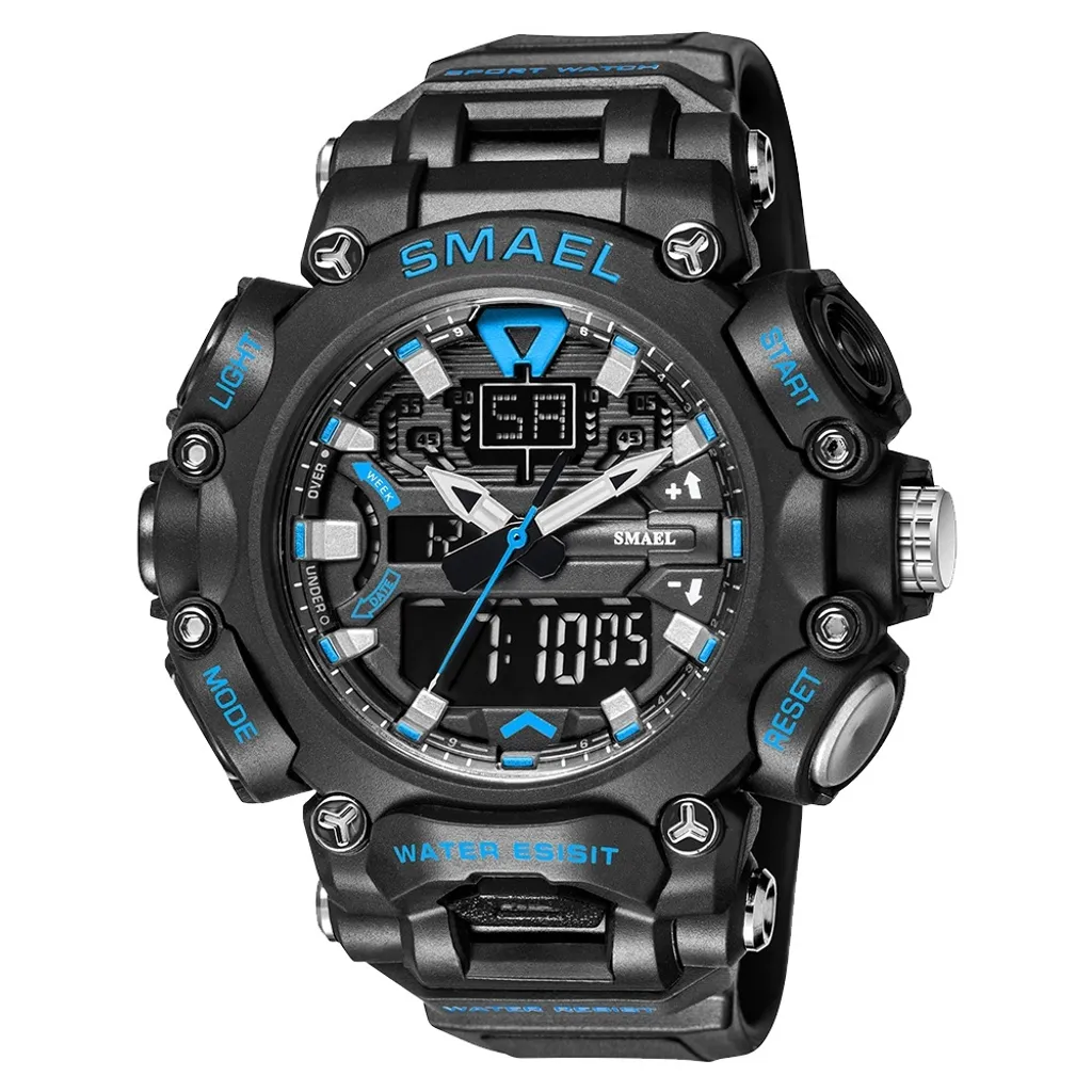Montre Incassable SMAEL ZA-14074 - Finies les Rayures en Sport Extrême