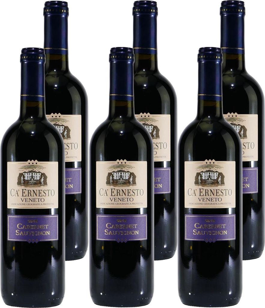 CA' ERNESTO Cabernet Sauvignon IGP Rotwein (6 x 0,75L)