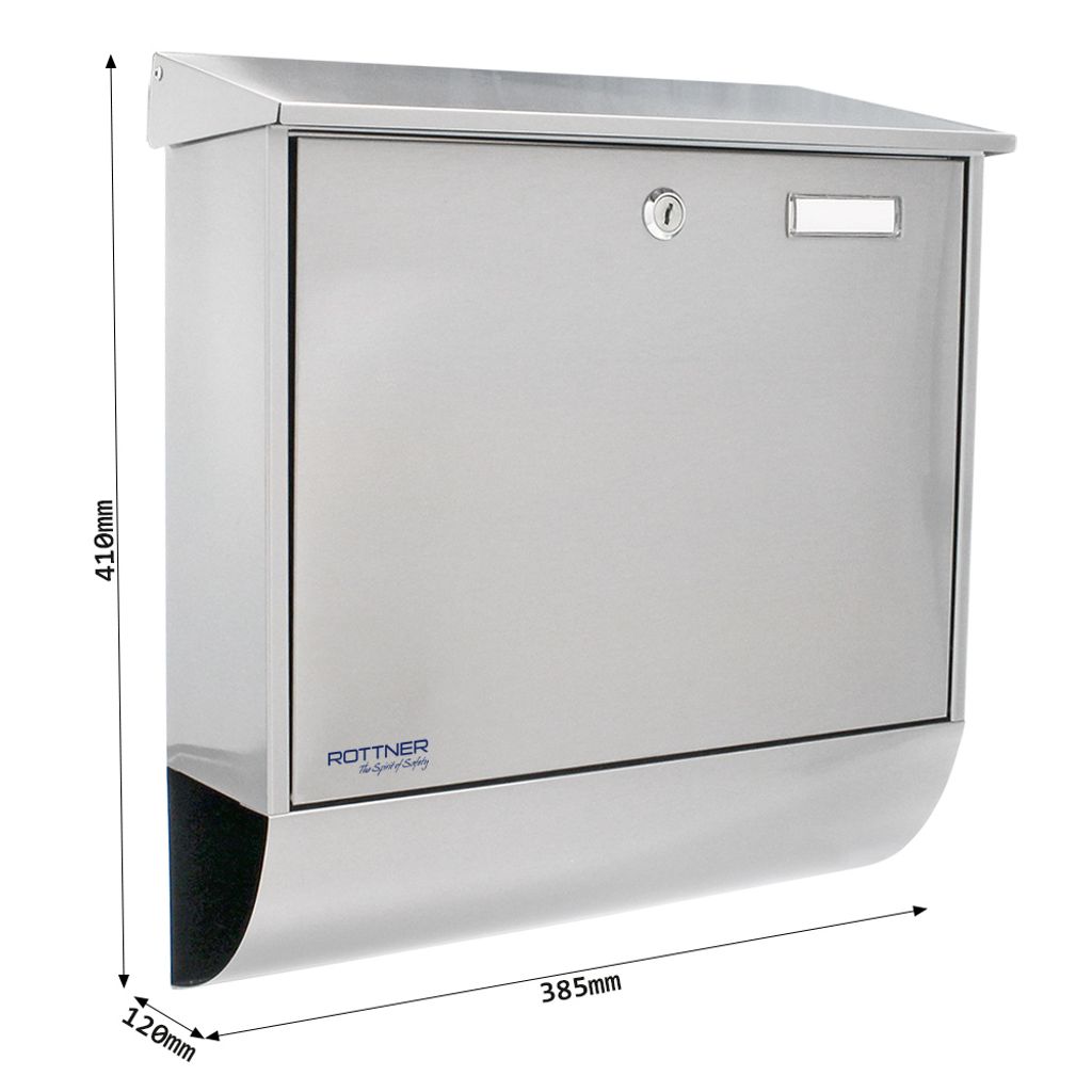 Rottner Briefkasten Expo Inox, T06330 Produktbild 