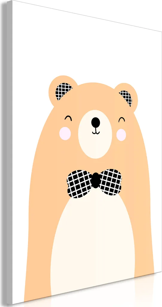 Decorazione Parete Bambini: Quadro Orsetto 80x120cm - Idea Regalo Nascita