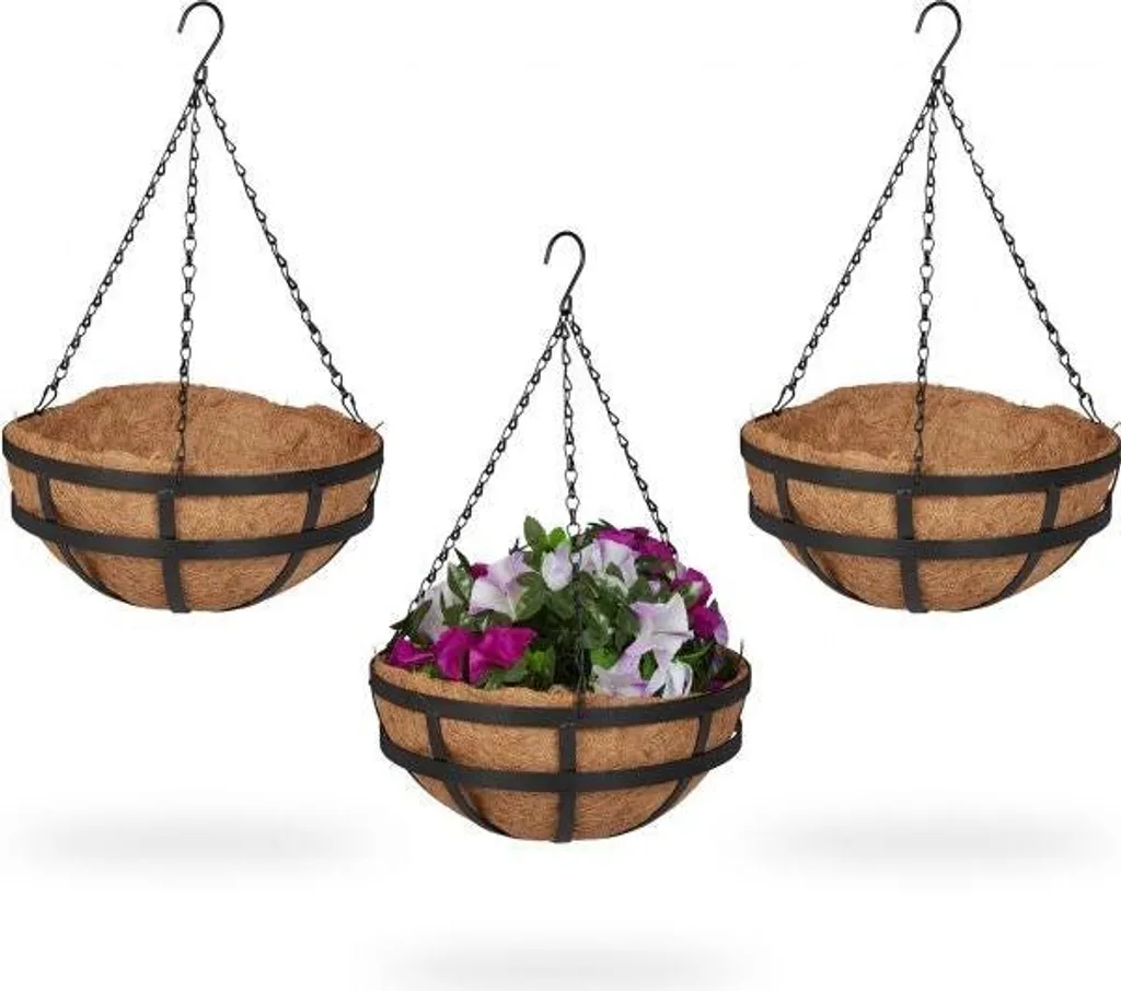 Ensemble Grapevine de 3 pièces avec incrustations en noix de coco bio