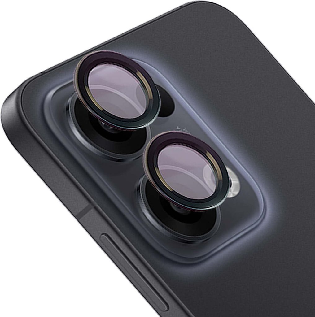 Bizon Glass Snap Linse Oppo Reno 13 schwarzer Rahmen