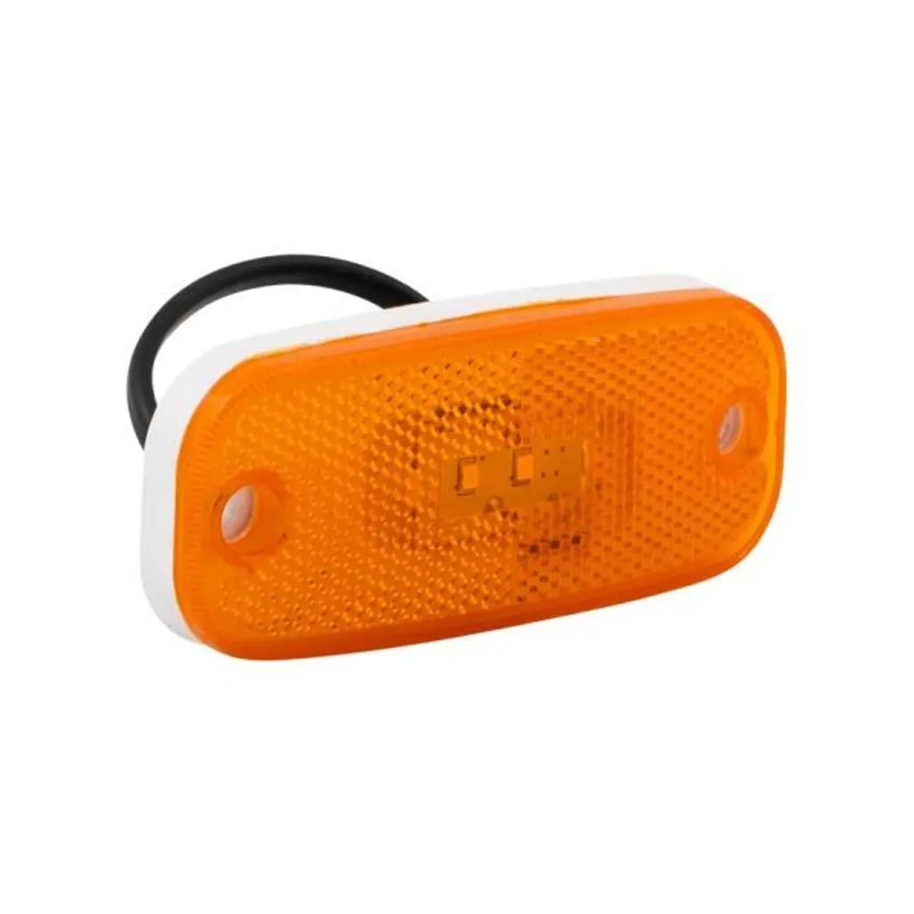 Feu de gabarit LED orange 12-24V pour coin de remorque et camion
