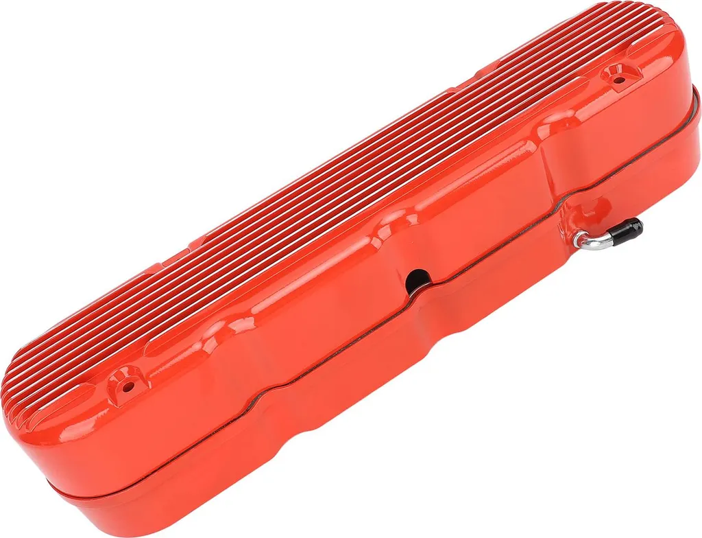 Couvercle de soupape LS1 LS2 LS3 LS6 LS7 en fonte aluminium rouge nervuré