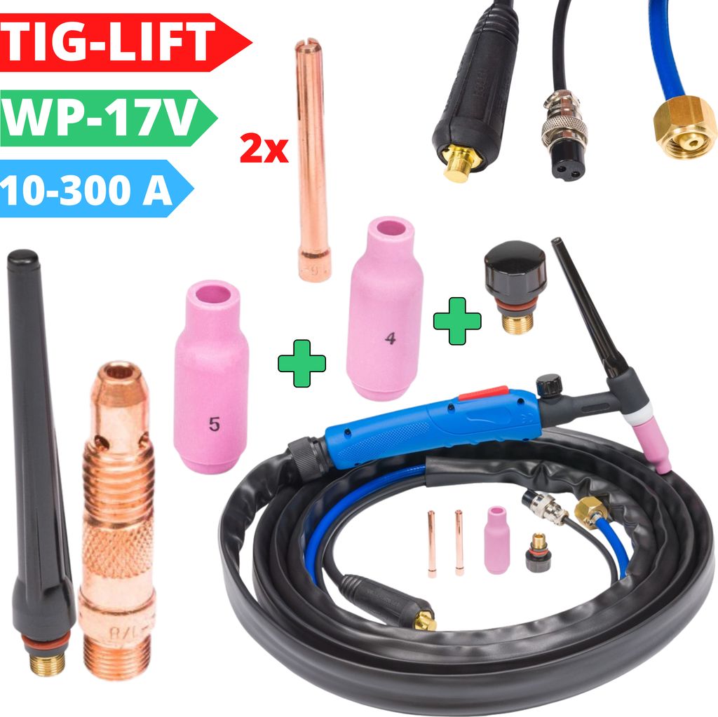 WIG Lift Schlauchpaket SR-17V Schweiß Schweissbrenner Produktbild 
