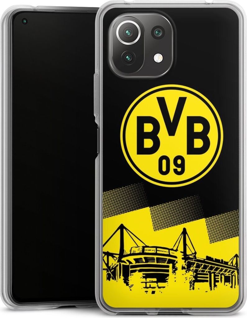 DeinDesign Handyhülle für Xiaomi Mi 11 Lite Silikon Hülle Case Smartphone Schutzhülle BVB Borussia Dortmund Stadion