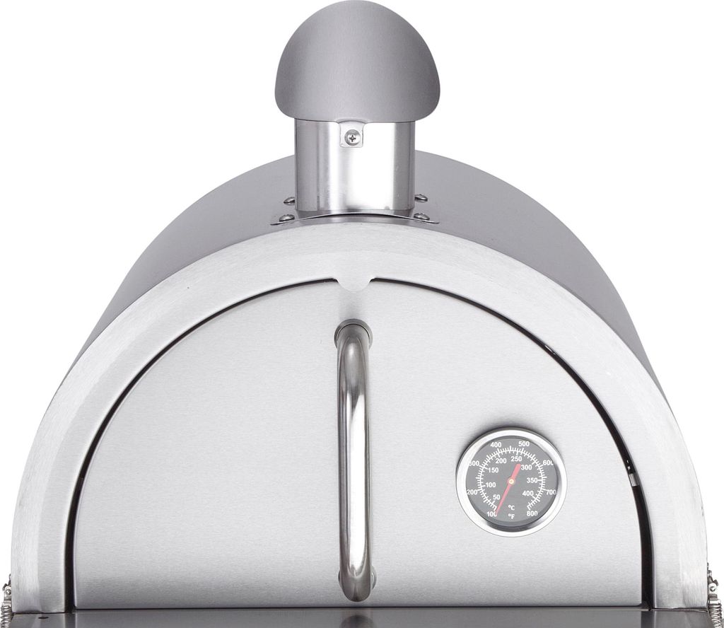 Allgrill Pizzaofen-Edelstahlhaube für MULTI-KULTI mit Kamin Produktbild 