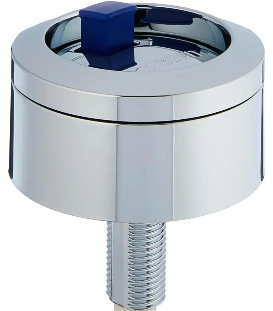 Bouton Geberit de remplacement pour chasse d'eau double touche chromée - 7