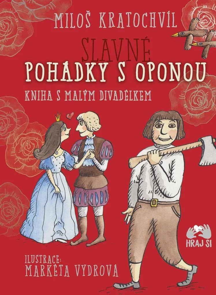 Livre Théâtre pour Enfant Slavné pohádky s oponou avec Décor Interactif