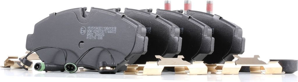 RIDEX 402B1071 - OE 2E0698151 Bremsbeläge, Vorne für Sprinter (W906), Viano (W639), Vito (W639), Vito (W447), Crafter (2E), Crafter (2F)