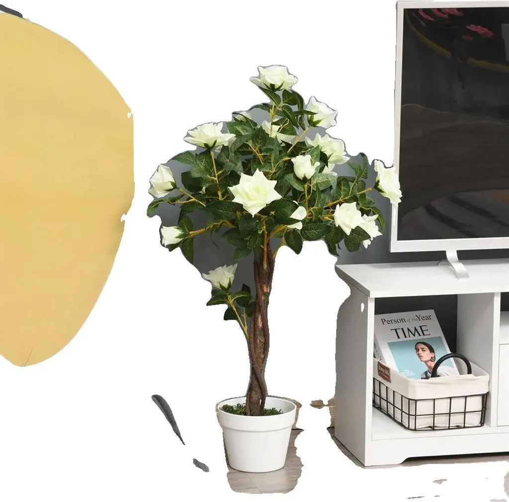 Rose Artificiali Rosse Con Stelo Lungo 58 Cm - Fiori Finti In Seta Realistici, Impermeabili, Per Decorazioni Matrimoni E Casa