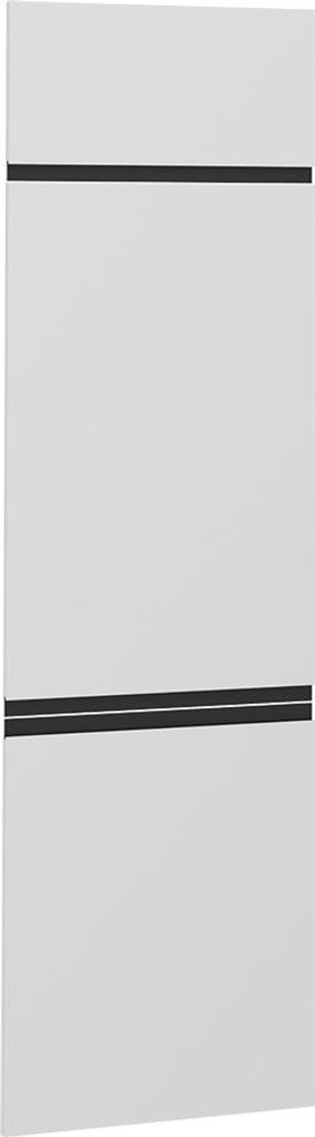Vicco Küchenfront R-Line, 59.6 x 196 cm Möbelfront für den Kühlumbauschrank, Weiß