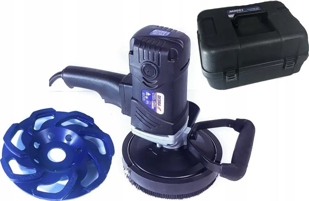 Ponceuse béton DEDRA idéale pour lisser les chapes et les murs