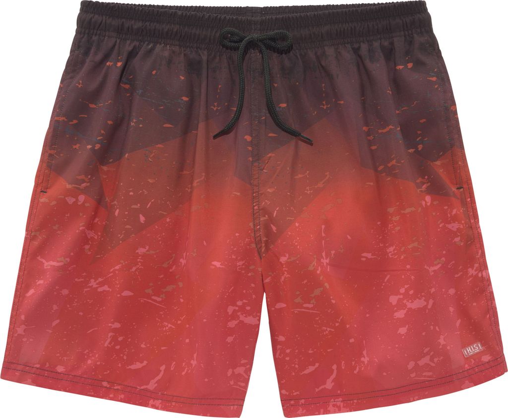 H.I.S. Badeshorts rot bedruckt Größe L
