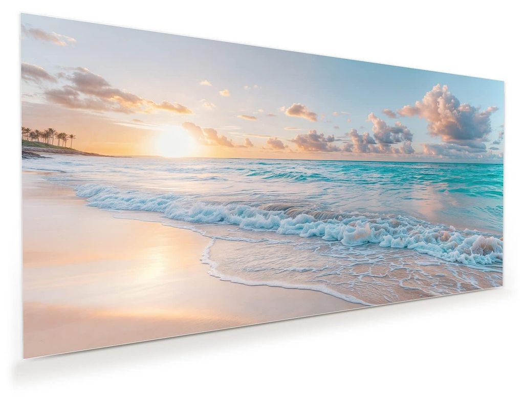 Glasbild 120x60cm in XXL für Wohnzimmer, Schlafzimmer Motiv Produktbild 