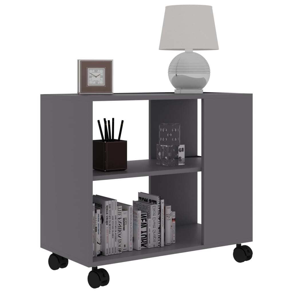 " "Beistelltisch/Flurtisch Moderner design - Sofatisch für Wohnzimmer - Grau 70x35x55 cm Holzwerkstoff NeuMöbel 2130361