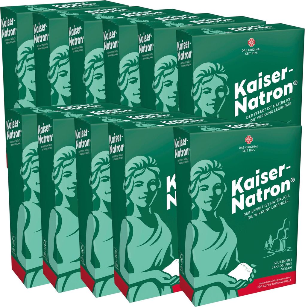 Kaiser Natron Pulver 5×50 g (250 g) | reines Natriumhydrogencarbonat (10er Pack)