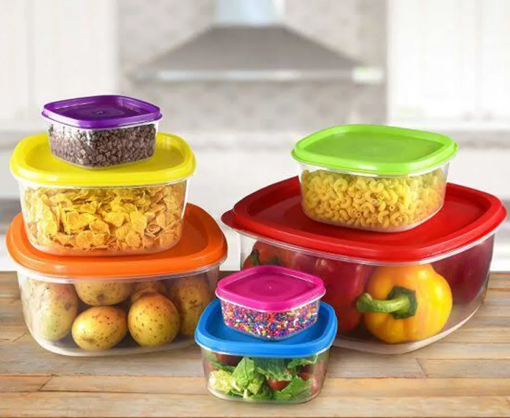 Set de 7 Boîtes à Lunch Empilables - Plastique Hermétique sans BPA - 11