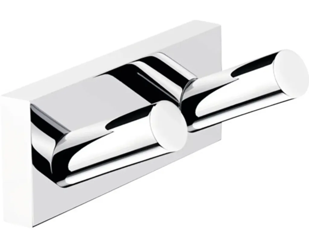 Gancio Doppio Keira per Bagno - Qualità Professionale Hotel