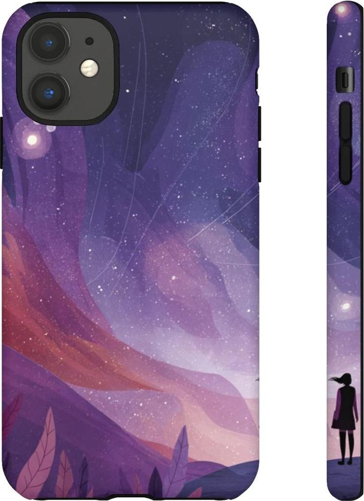 Nachthimmel voller Sterne – Hülle Kompatibel mit iPhone 11