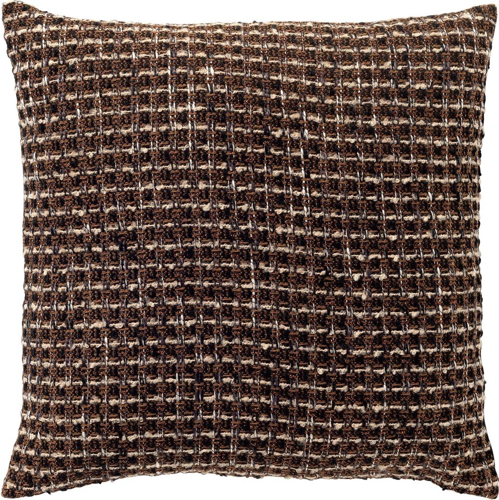 Dutch Decor Kissenbezug Marco 45x45 cm Schwarz Aus verschiedenen Stoffen