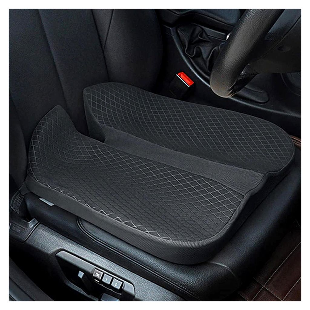 Sitzkissen für Auto, LKW, Bürostuhl und Rollstuhl - Orthopädisches Ergonomisches Memory Foam Kissen für Steißbein- und Ischiasbeschwerden