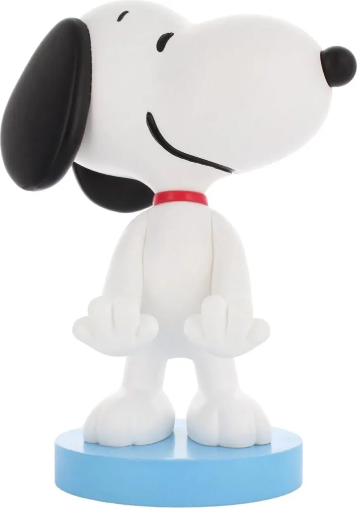 Support Manette et Smartphone Snoopy Peanuts Cable Guys - Figurine 20cm
