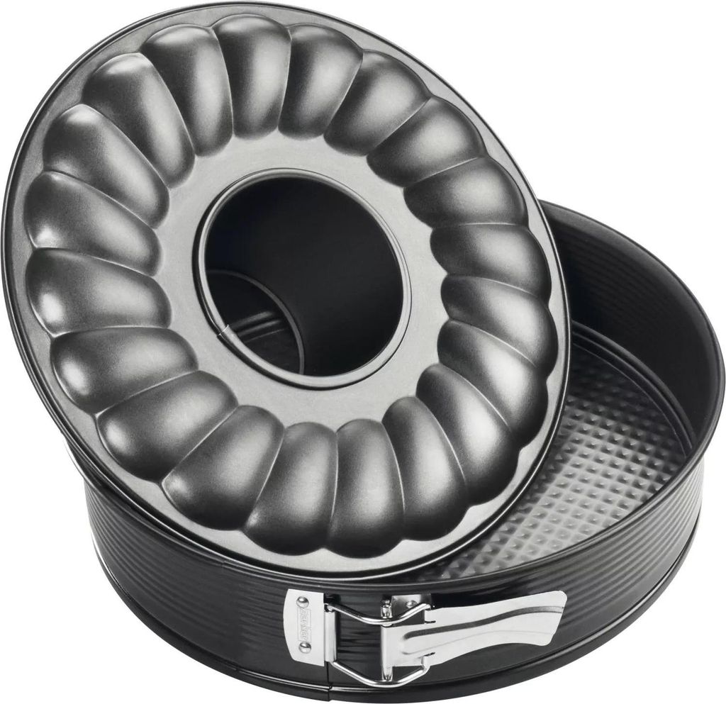 Zenker Springform BlackMetallic mit Flach- und Rohrboden, Ø Produktbild 