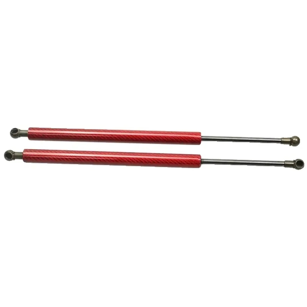 Pistoncini Cofano Design Specifico | Fibra Carbonio Rossa Premium