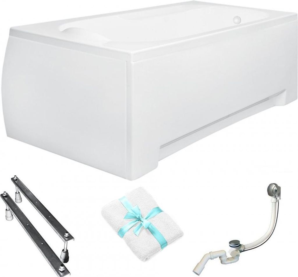 Aqua For You | Besco Badewanne - 140x70cm - Antibakterielle Produktbild 