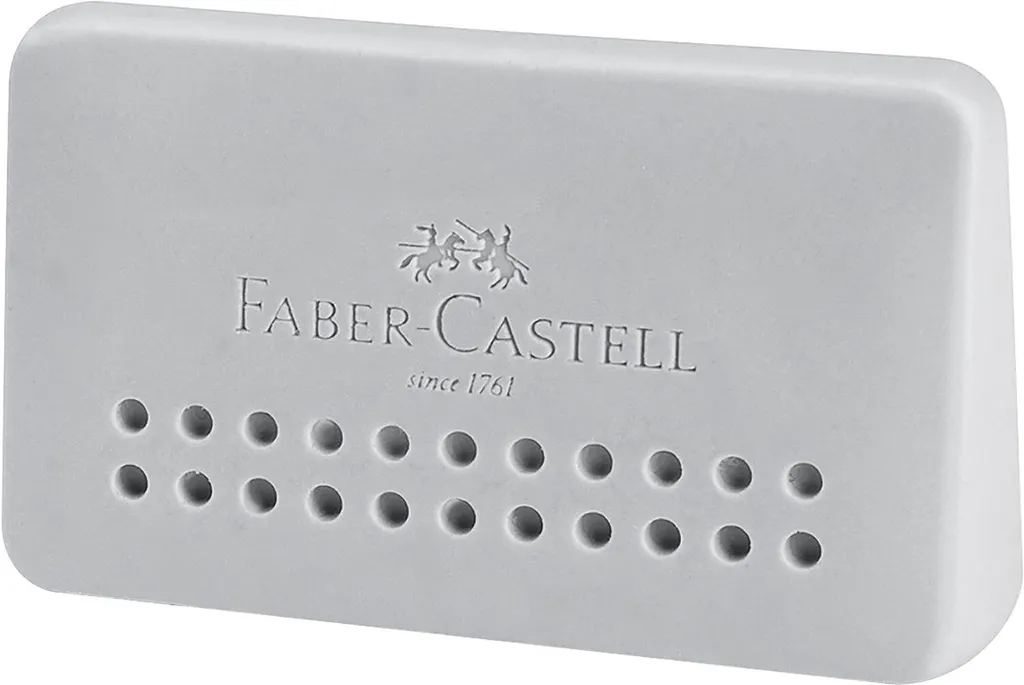 Gomme à effacer triangulaire GRIP 2001 Edge grise Faber-Castell
