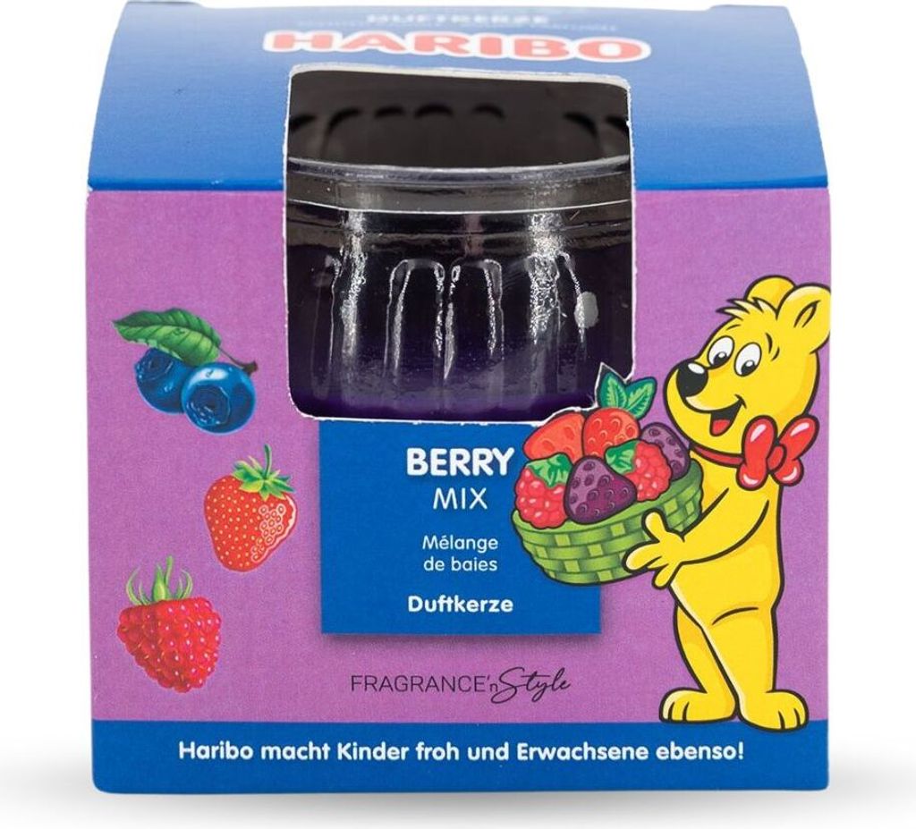 Haribo Duftkerze Berry Mix Duftkerze 85g Produktbild 