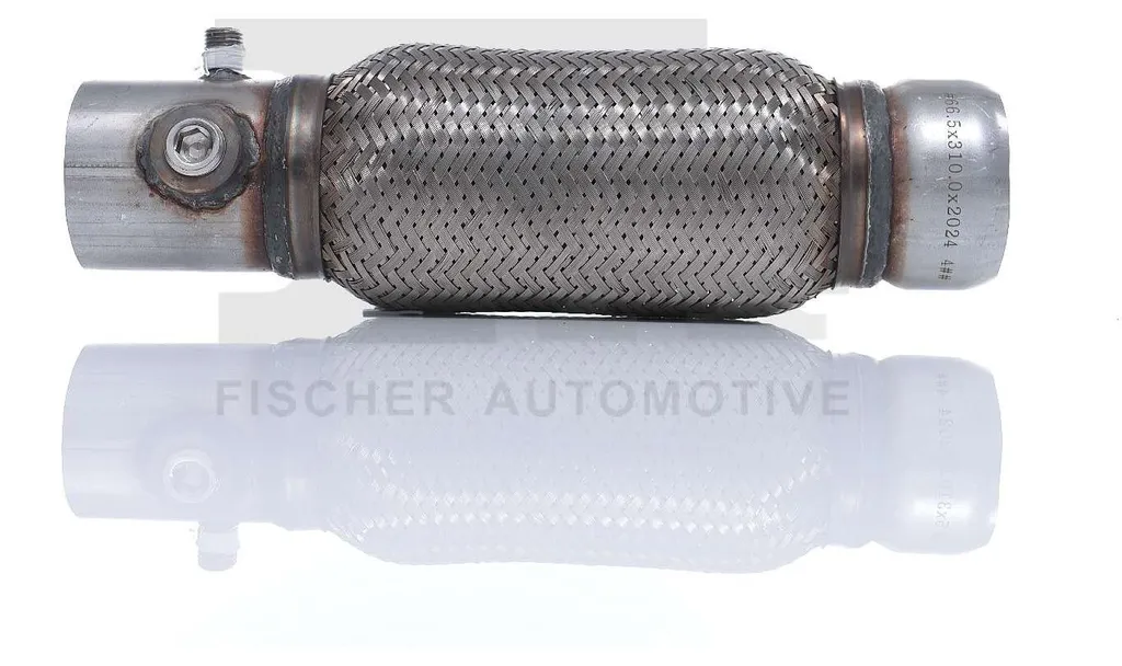 Tresse échappement 63.5x310mm interlock, fini les fuites et vibrations