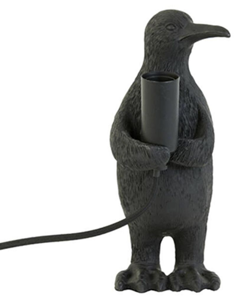 Light & Living - lampe de table - Penguin - noir - Image du produit 