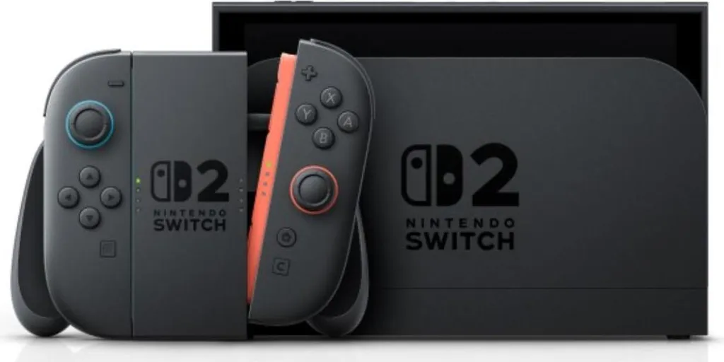 Nintendo Switch 2 Rouge avec Prise EU 220V - Écran HD et Performance Fluide - 15