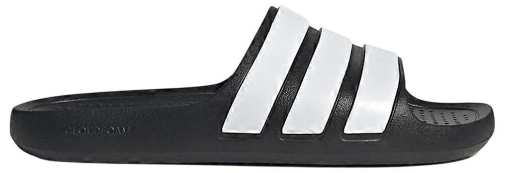 Adidas - Herren Badesandale "Adilette Flow" PP4544 (39,5 EU) (Weiß/Schwarz)