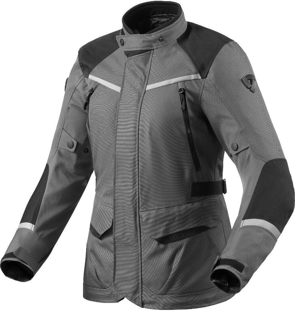 Revit Voltiac 3 H2O Damen Motorrad Textiljacke, grau/schwarz, 44