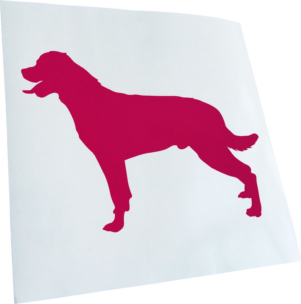 Kiwistar - Autoaufkleber - Rottweiler Hunderasse Dog Heckscheibenaufkleber - Aufkleber für Auto Kfz Fahrrad, LKW, Truck Mofa