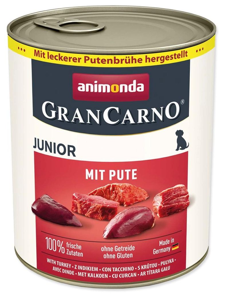 Cibo umido per cuccioli ANIMONDA GranCarno Junior Tacchino Immagine del prodotto 