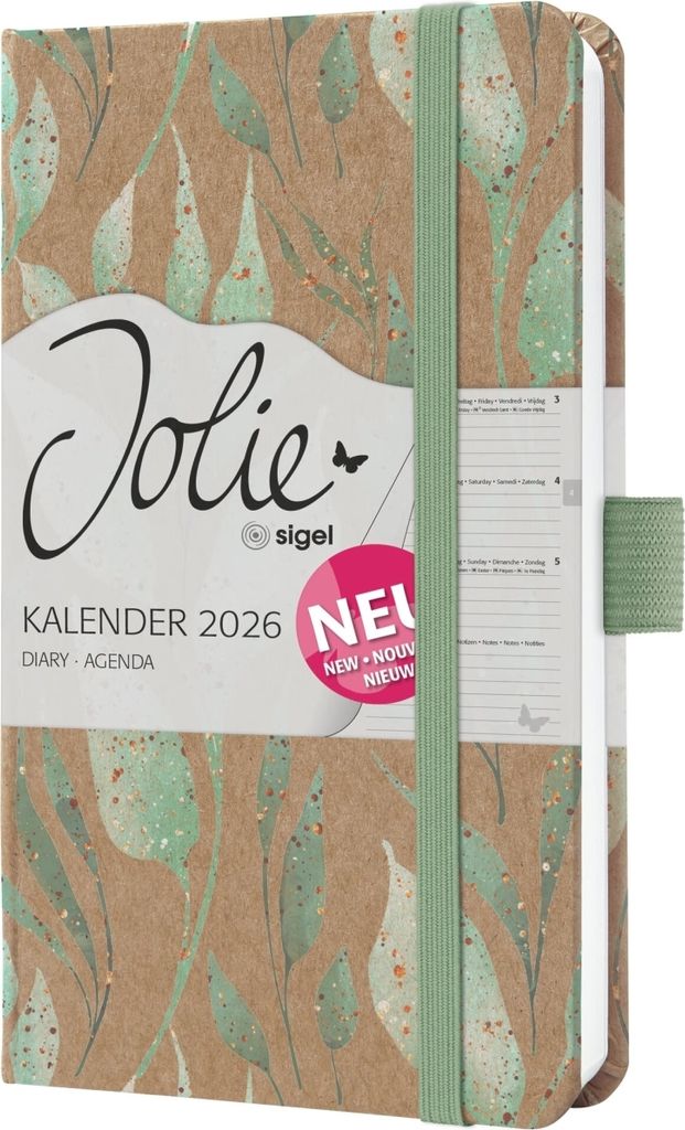 sigel J6802 sigel calendario tascabile Jolie Pure 2026 Immagine del prodotto 