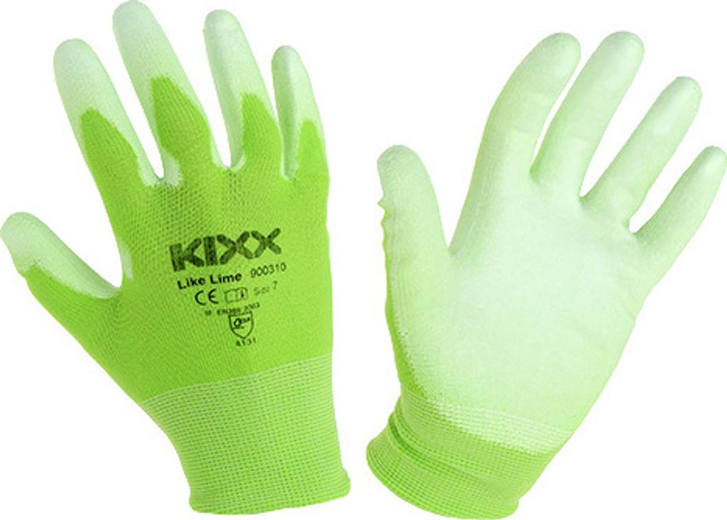Kixx Gartenhandschuhe Gr.7 Hellgrün Limette Produktbild 
