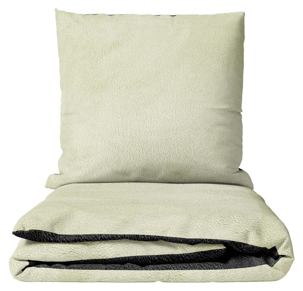 Winter Bettwäsche Set Thermofleece Mikrofaser 135x200 cm Produktbild 