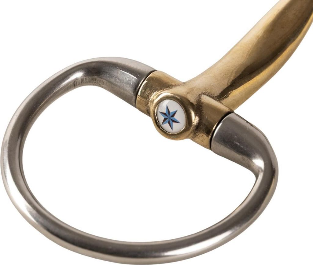 Velari Olivenkopftrense doppelt gebrochen Sweet Copper Gebiss 13,5 cm