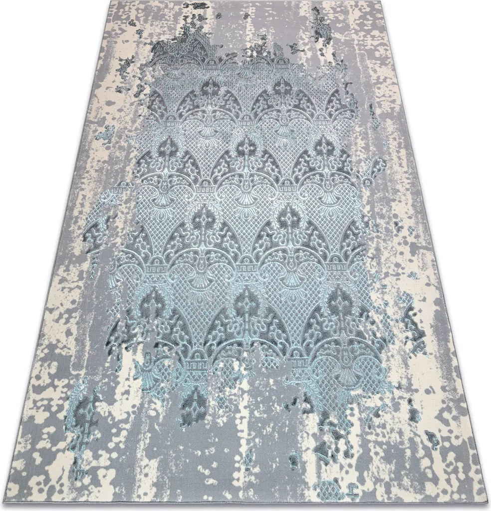 Moquette Structurée à Double Molleton CORE W3824 Bleu - 80x150 cm