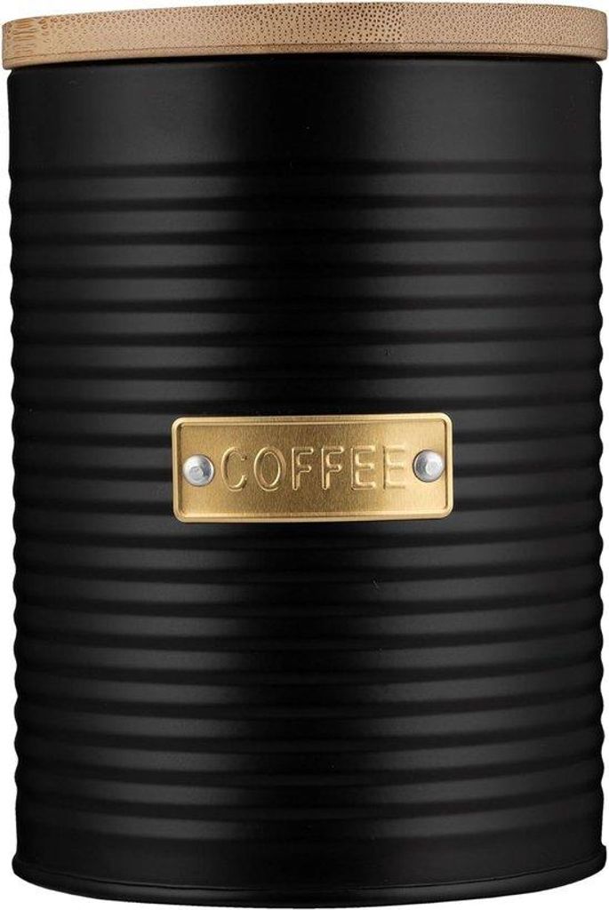 Luftdicht Kaffeebehälter - Einzelstück - Schwarz - Stahl - 1,4 Liter