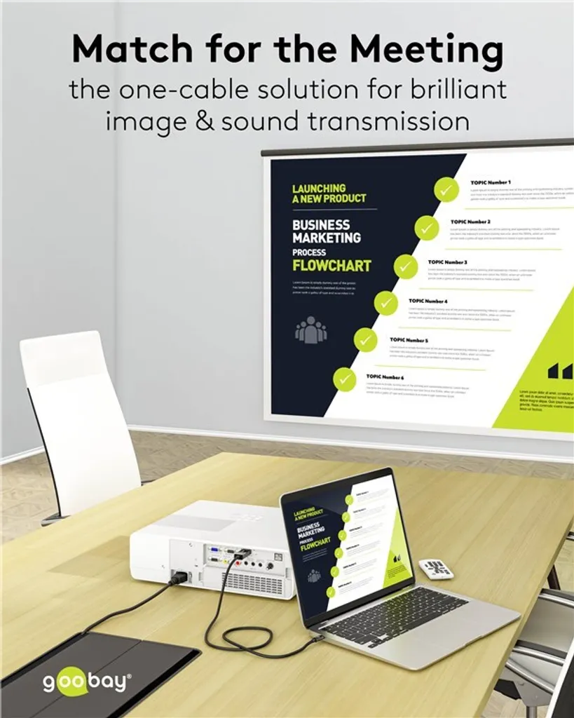 Cavo Goobay USB-C a HDMI 4K 60Hz: Risoluzione Ultra HD per Professionisti - 8